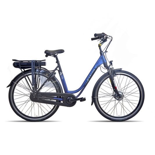 E-City+ N7 54cm mat blauw/zwart